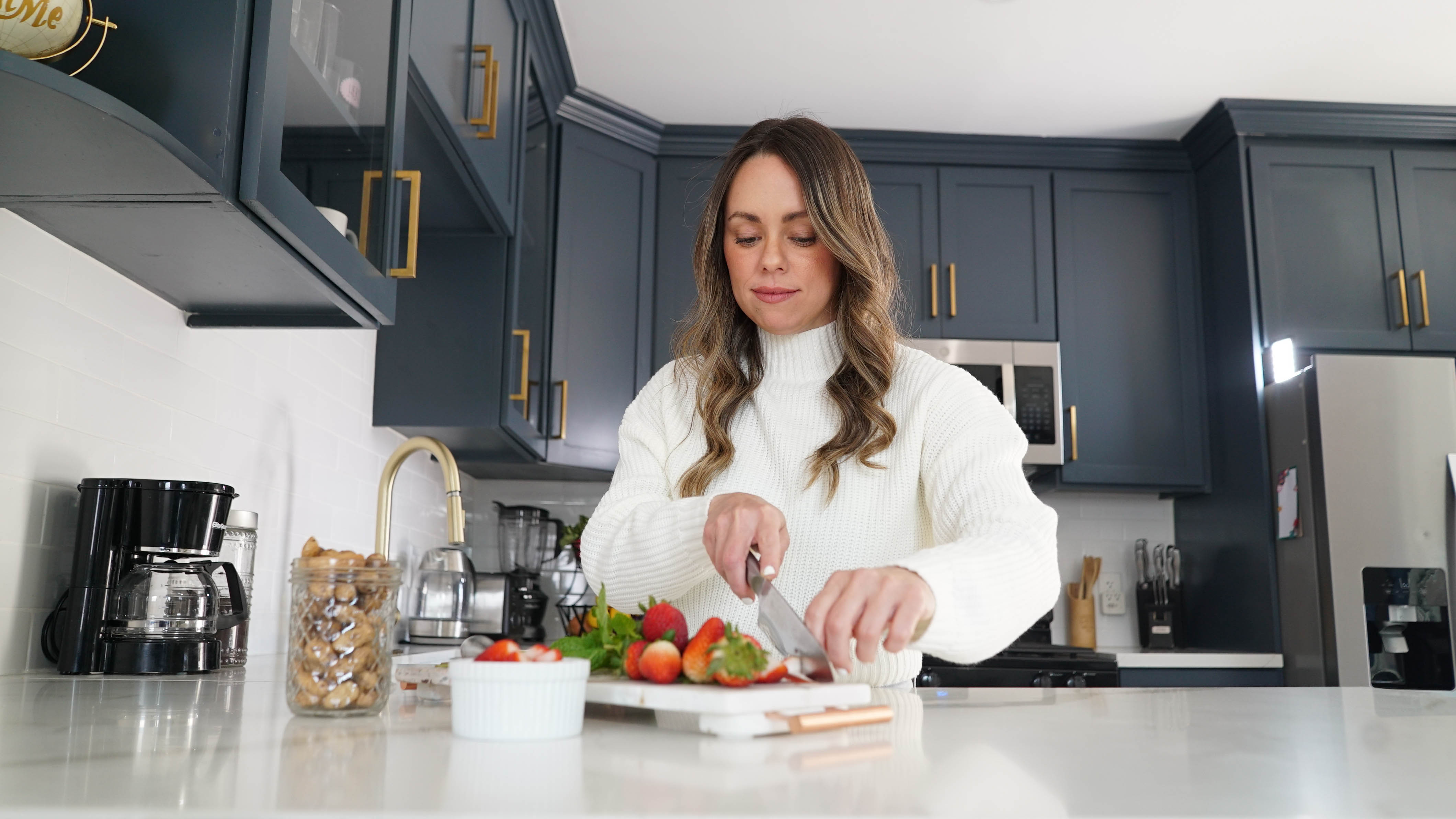 Vanessa en la cocina