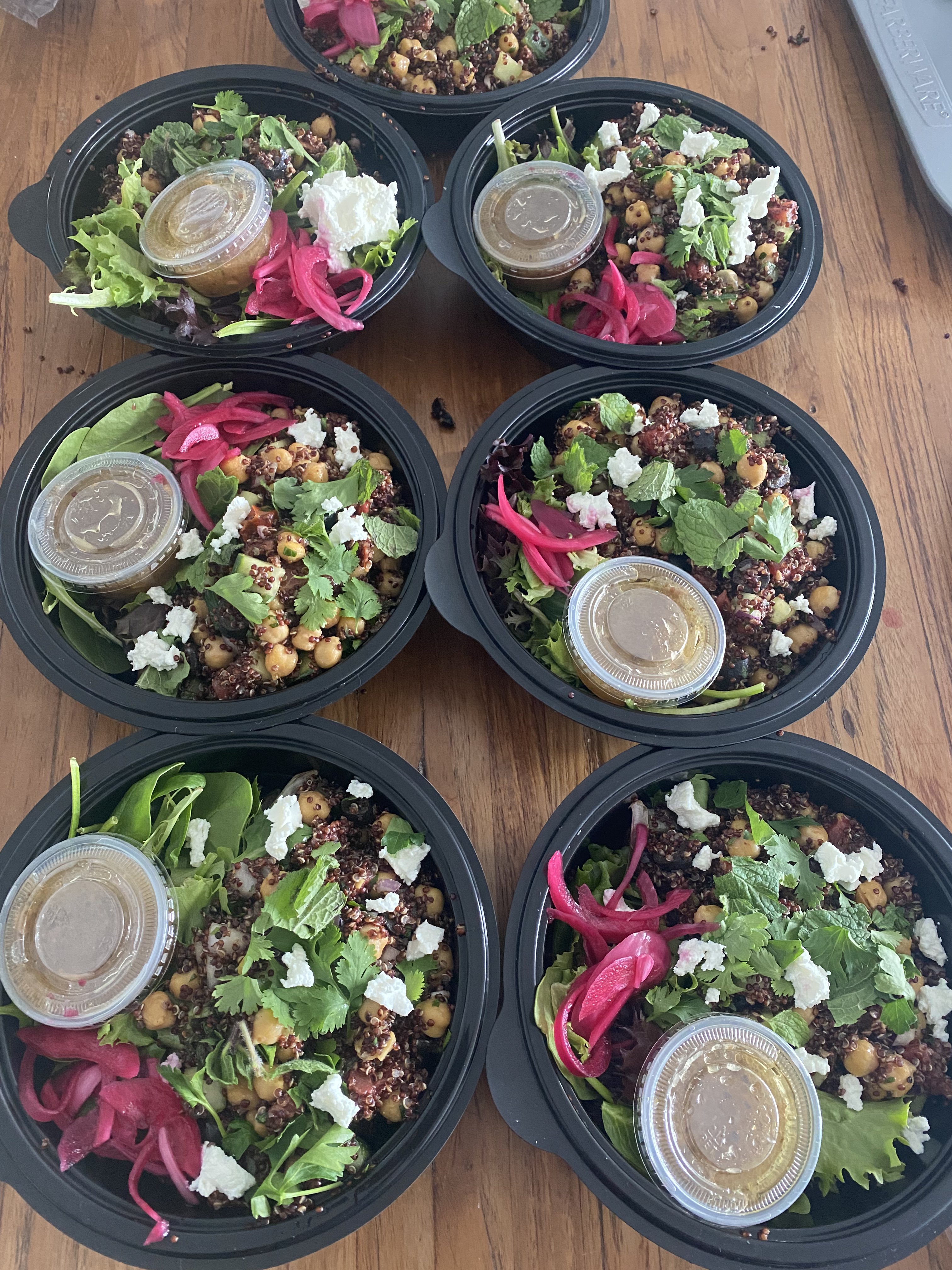 Bowls de quinoa y garbanzos